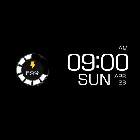 Key WF20 Digital Watch Face screenshot 27