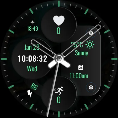 ZRU12 Watch Face for Wear OS screenshot 30