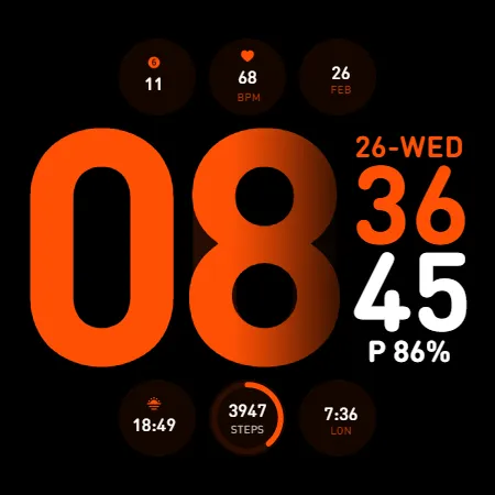 JAZZ Watch Face screenshot 36