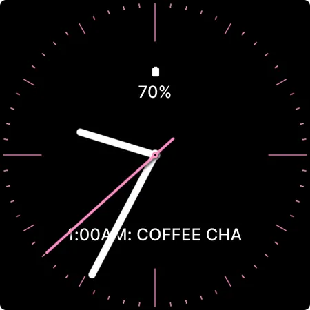 Minimalistic Analog Watch Face screenshot 8