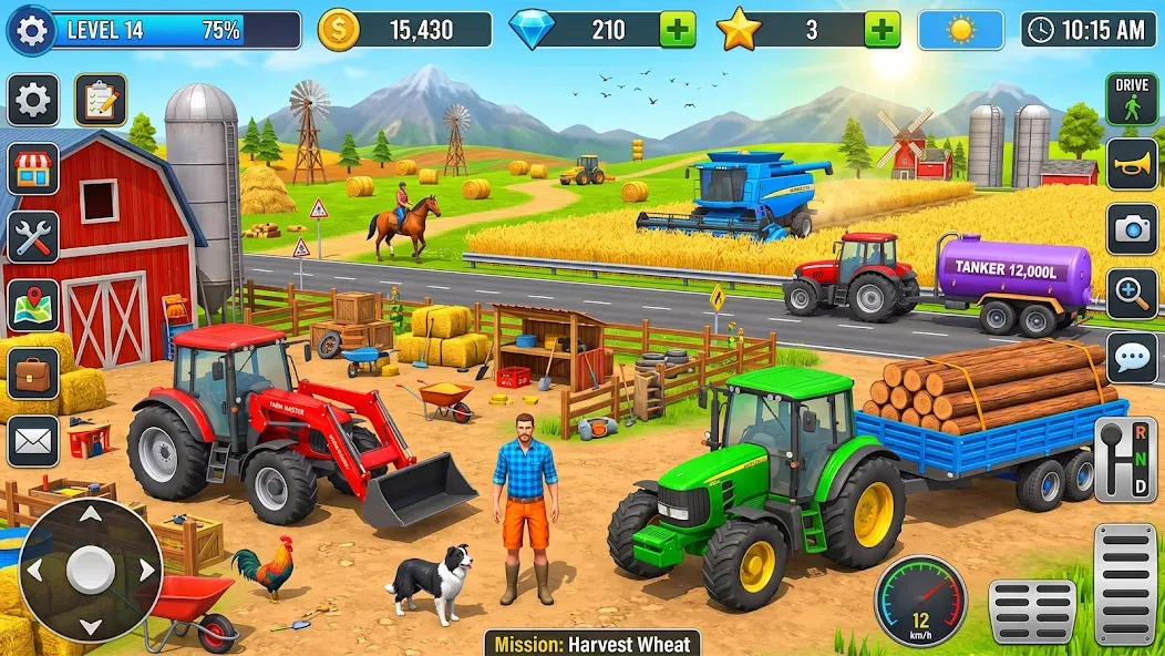US Tractor Farming Games 3D screenshot 6