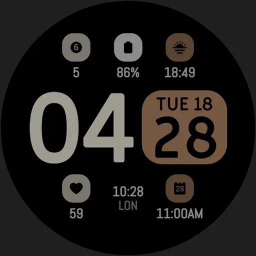 EXD140: Digital Watch Face screenshot 26
