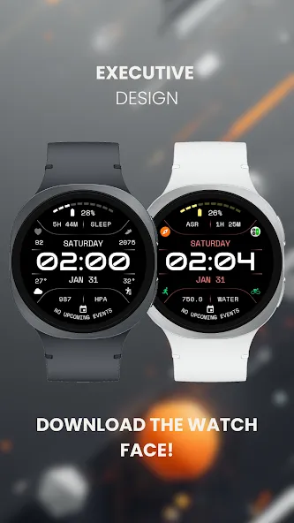 EXD195: Digital Watch Face screenshot 8