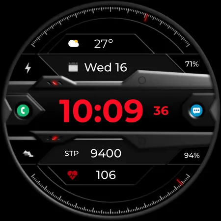 DADAM63: Digital Watch Face screenshot 18