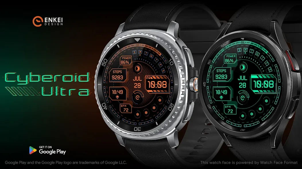 Cyberoid Ultra - watch face screenshot 1