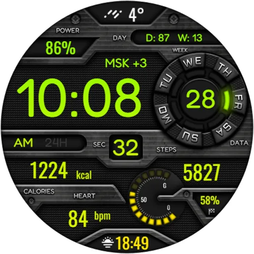 DIGI FRANDOM CTS19 Watch face screenshot 24
