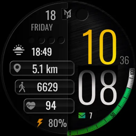 KITE - Digital Watch Face screenshot 13