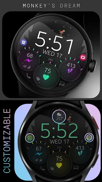 Christmas animated watch face screenshot 2