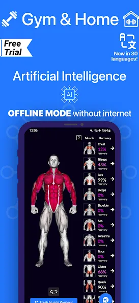 Workout Planner Gym Log・Fit AI screenshot 3