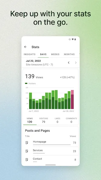 Jetpack, construtor de sites screenshot 3