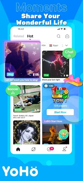 YoHo: Group Voice Chat Room screenshot 2