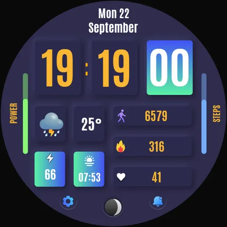 Baku Digital Watch Face screenshot 30
