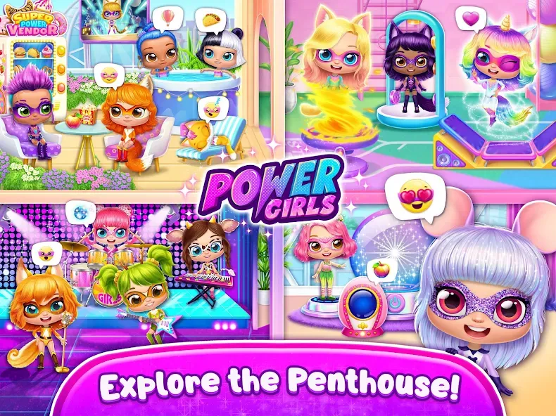 Power Girls - Fantastic Heroes screenshot 11