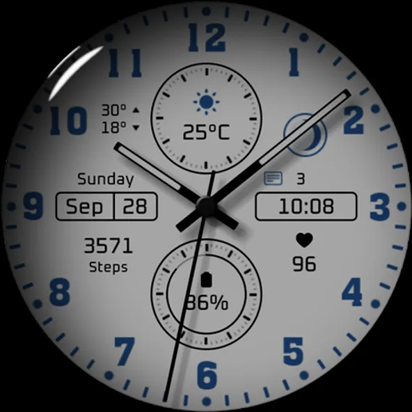 Watch face 10h08.com #76 screenshot 30
