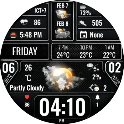N-SPORT753 Digital Watch Face screenshot 10