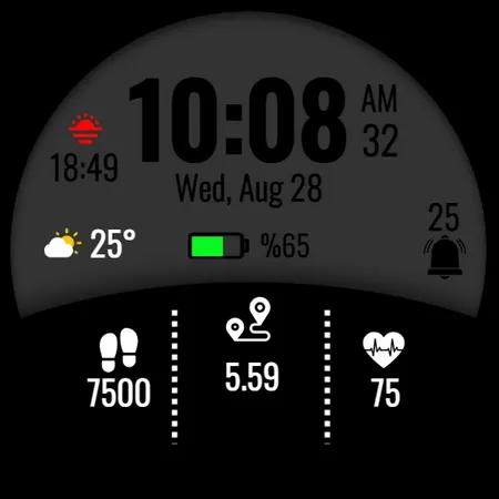 MAHO005 Wear OS Watch Face screenshot 27