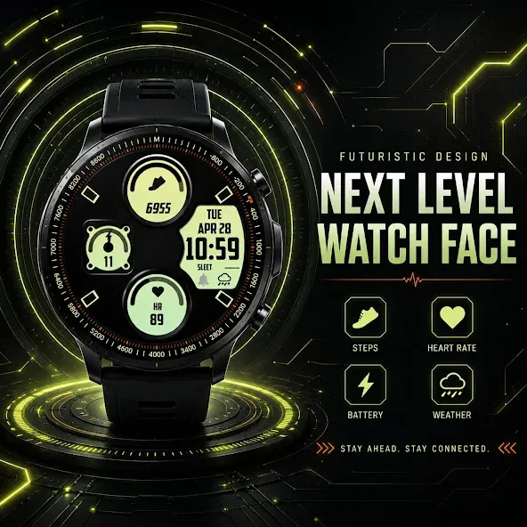F7V5 - DIGITAL WATCH FACE screenshot 4