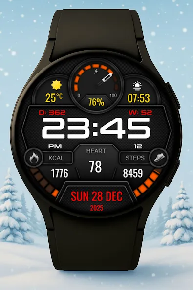 Nexus Digital Watch Face screenshot 1