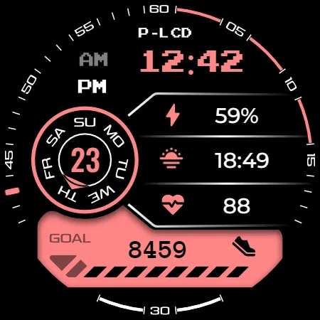 Phantom - LCD V3 | watch face screenshot 14