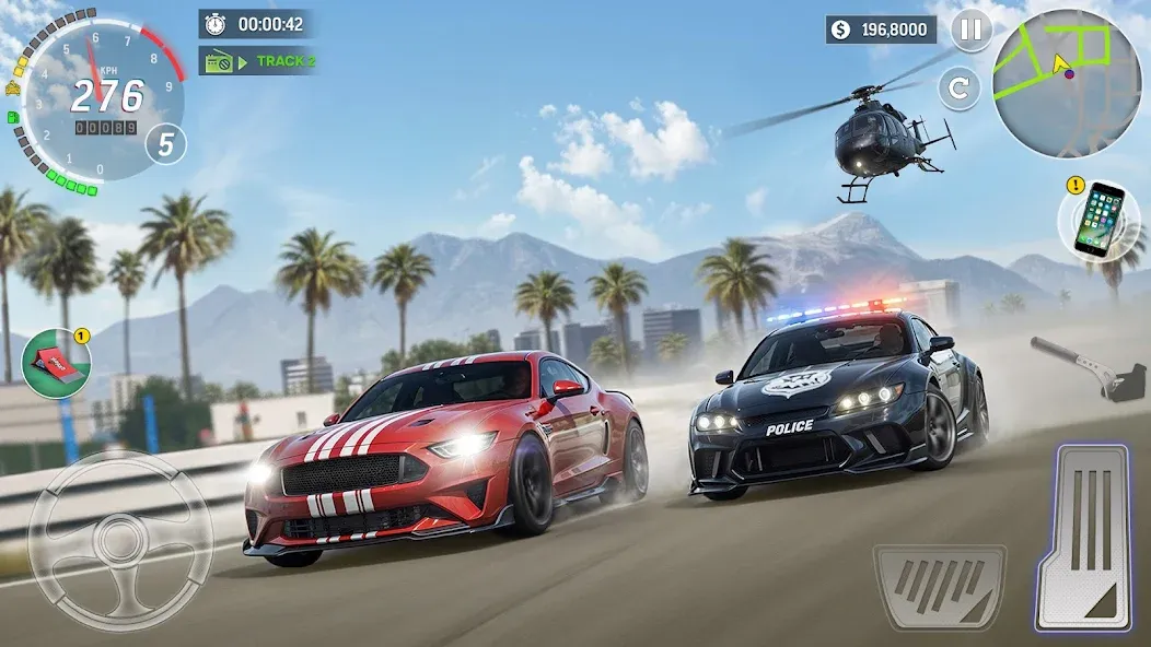 Police Car Chase Drift Games screenshot 1