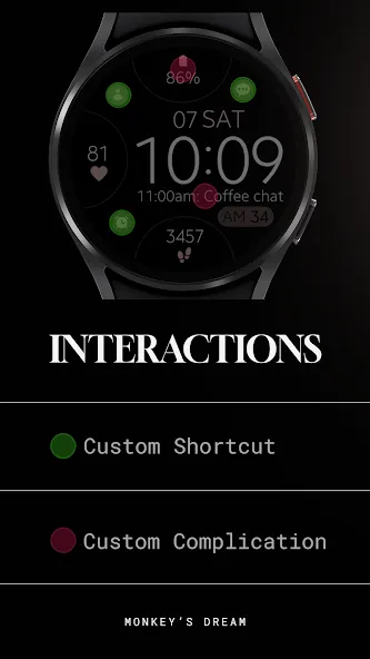 Simple Rose Gold watch face screenshot 8