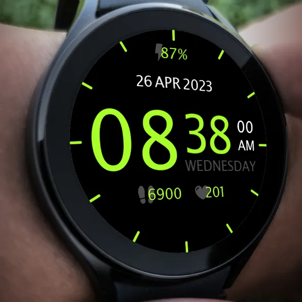 Key048 Digital Watch Face screenshot 5
