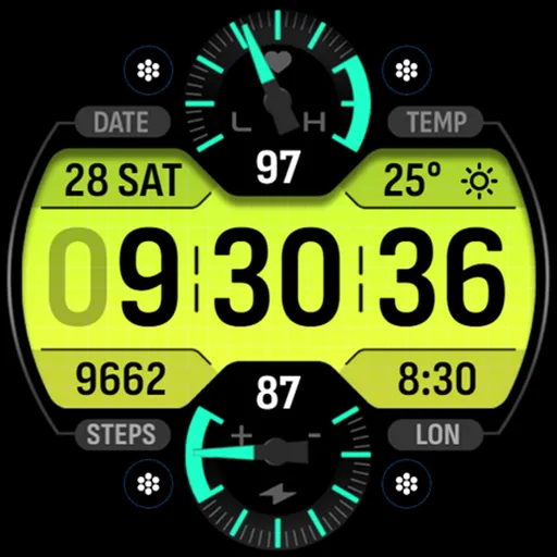 OMG 435 - Digital Watch Face screenshot 25
