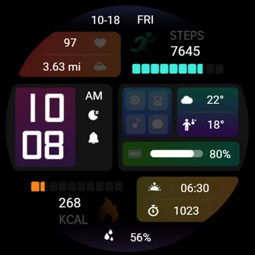 Colorful Homepage ZKin Watch screenshot 43