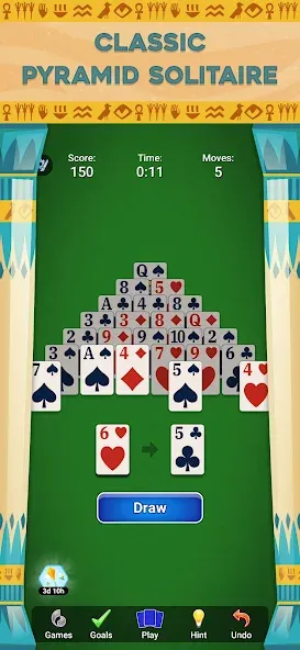 Pyramid Solitaire - Card Games screenshot 11