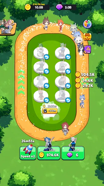Merge Race Girl screenshot 2