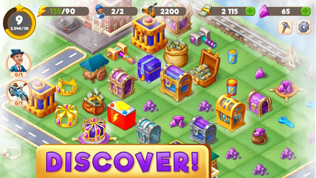 Mergington Town: Merge & Build screenshot 3