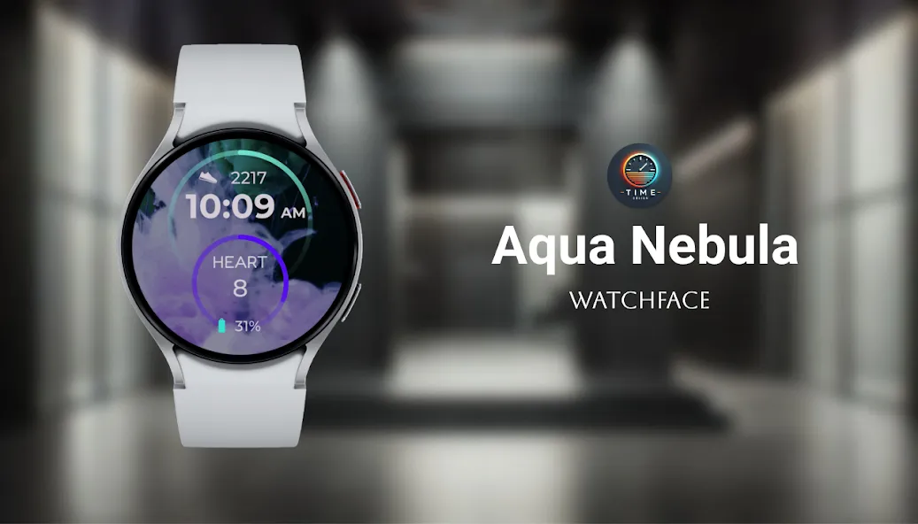 Aqua Nebula Watch Face screenshot 1