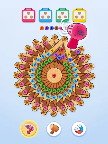 ネジパズル: 脳トレ ウッド パズル - 人気 ネジ ゲーム screenshot 10