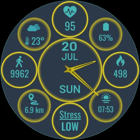 Neuro Dial Watch Face screenshot 11