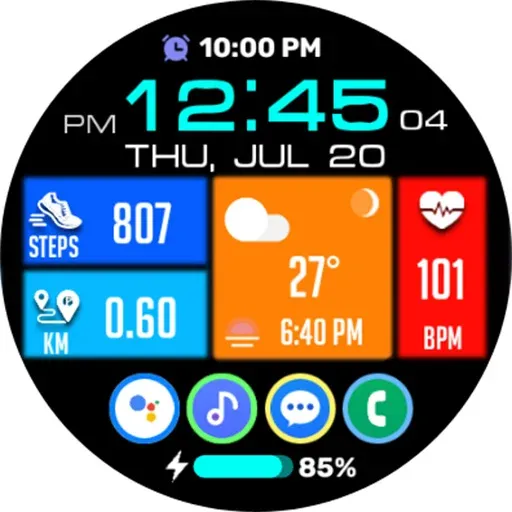 Tiles Window Watch Face NTV556 screenshot 25