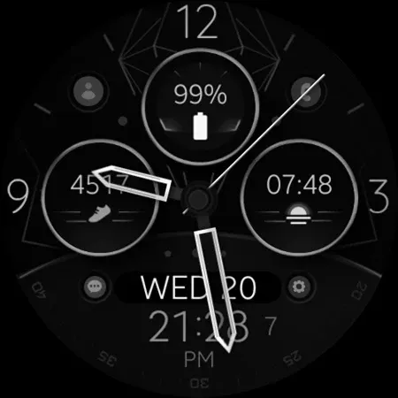 Dream 149 hybrid watch face screenshot 12