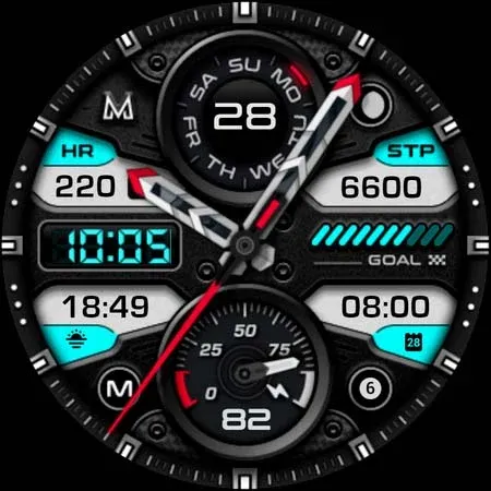 MD274 Analog watch face screenshot 10