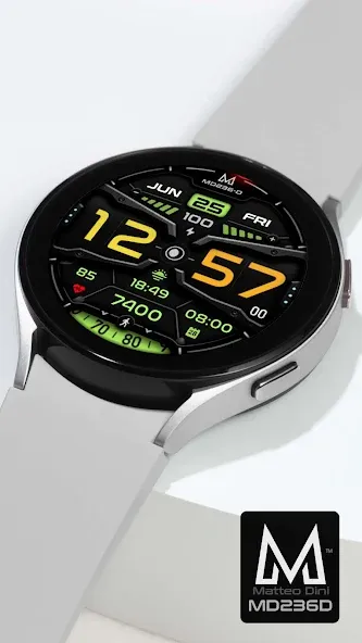 MD236D Digital watch face screenshot 6