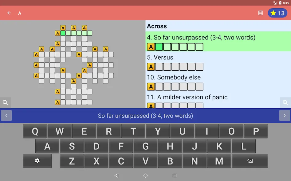 English Crossword Puzzle screenshot 13