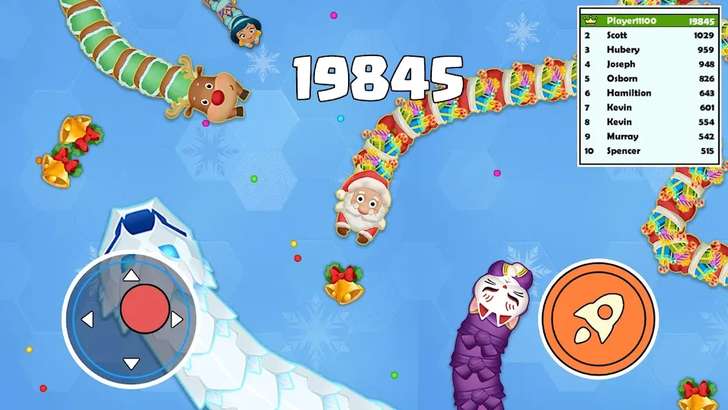 Sneak Snake-Slither Worm Game screenshot 1