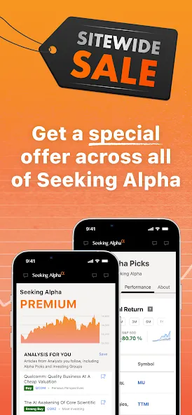 Seeking Alpha: News & Analysis screenshot 1