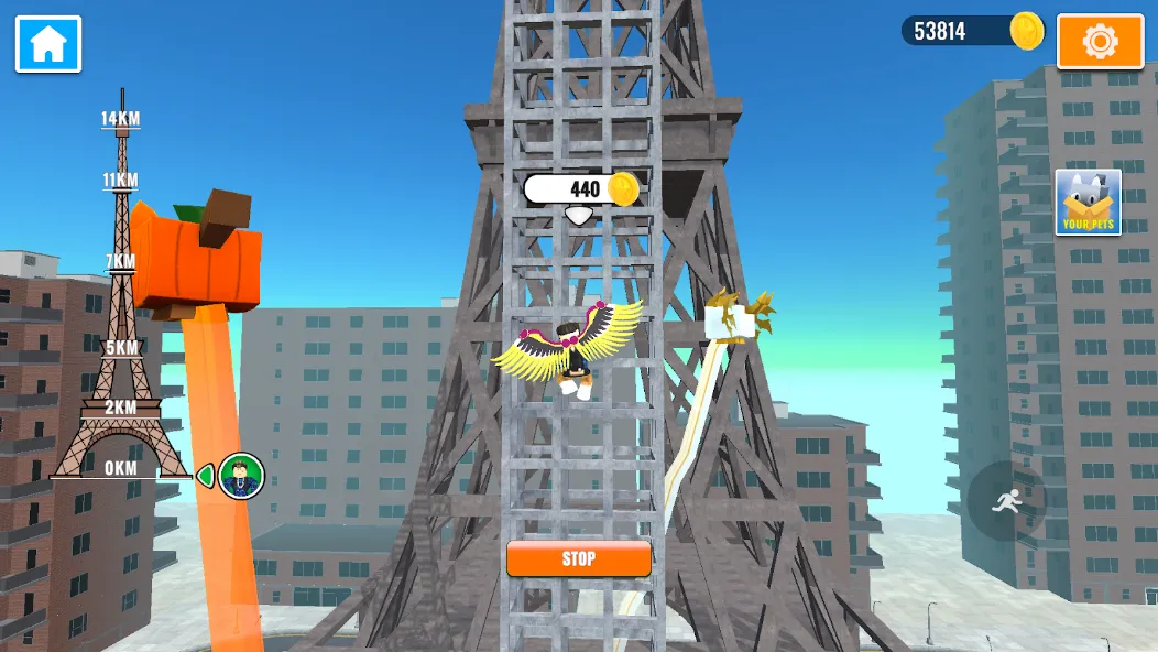 Climb to Jump. Crazy Tower screenshot 1