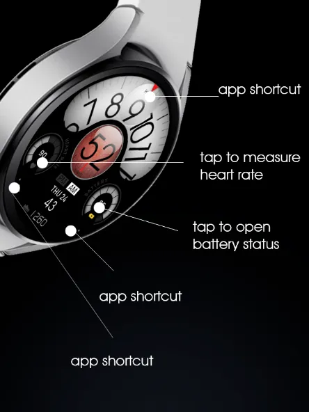 UsA Scalar Watch Face - USA103 screenshot 4