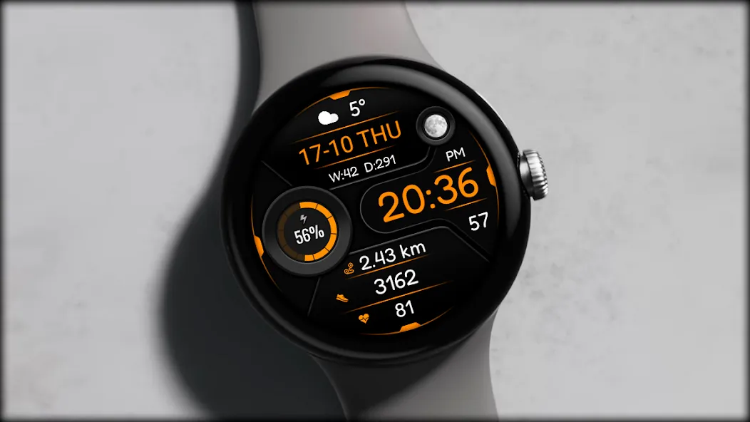 Animated Onysy Watch face screenshot 1
