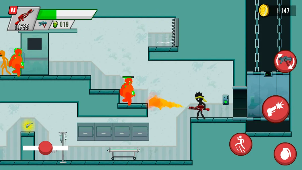 Stick vs Zombies: Platformer screenshot 5