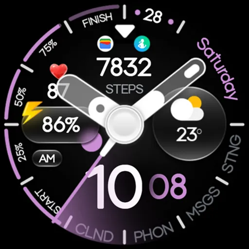 OMG 330 Hybrid Watch Face screenshot 29