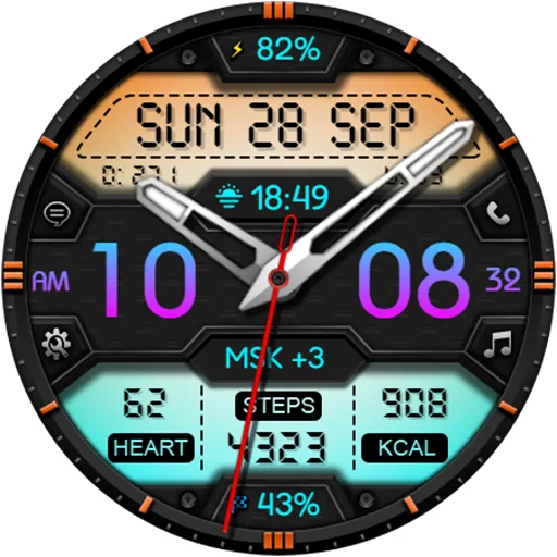 Hybrid MEZIGN CTS53 Watch face screenshot 18