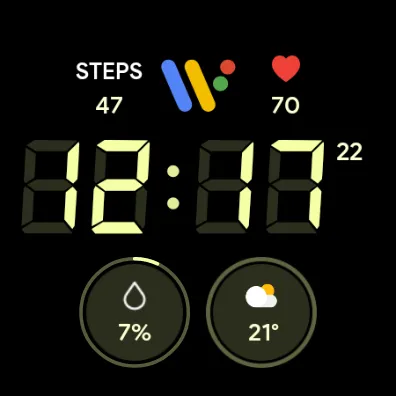 JHW Digital Bits 4: Watch face screenshot 11