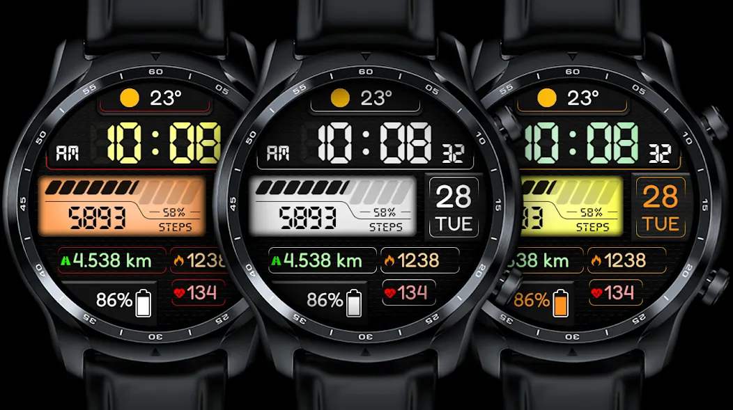 STENADO Sport URX64 Watch face screenshot 1