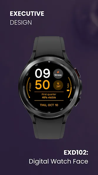 EXD102: Digital Watch Face screenshot 2